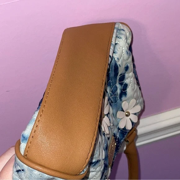 Betsey johnson Y2K denim flower purse bag fairycore cottage fairy lolita hippie - Picture 7 of 7